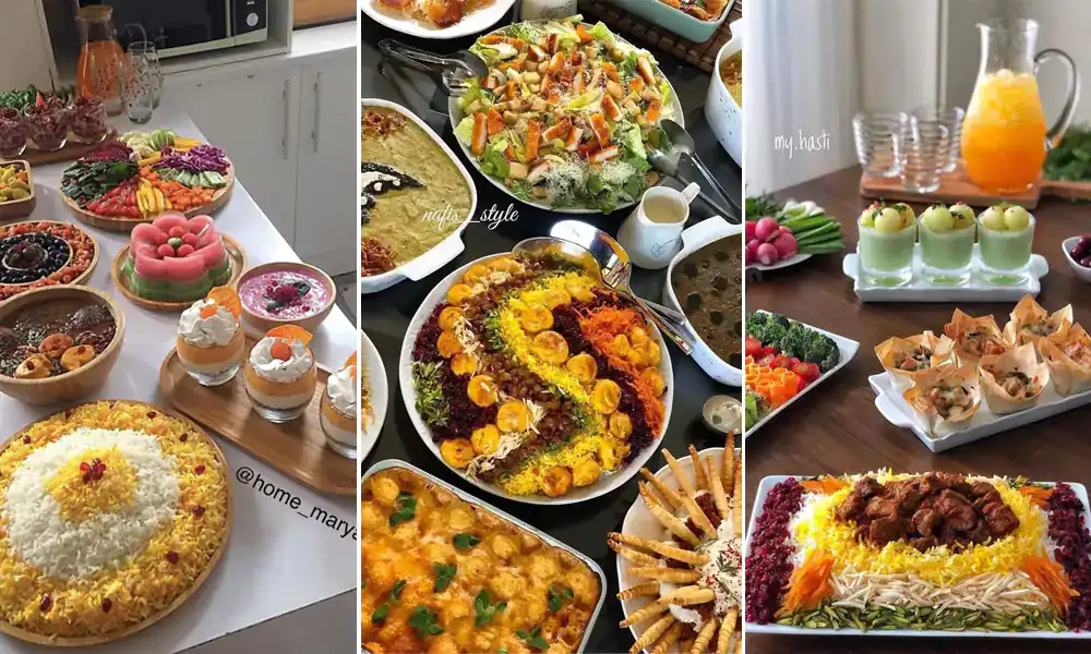 تزیین غذا و سفره آرایی،زیباترین تزیین غذا،تزیین غذا برای مهمانی،تزیین غذا و سالاد و ماست،تزیین غذا برنج و مرغ،تزیین غذا برای مدرسه،سفره آرایی مدرن
