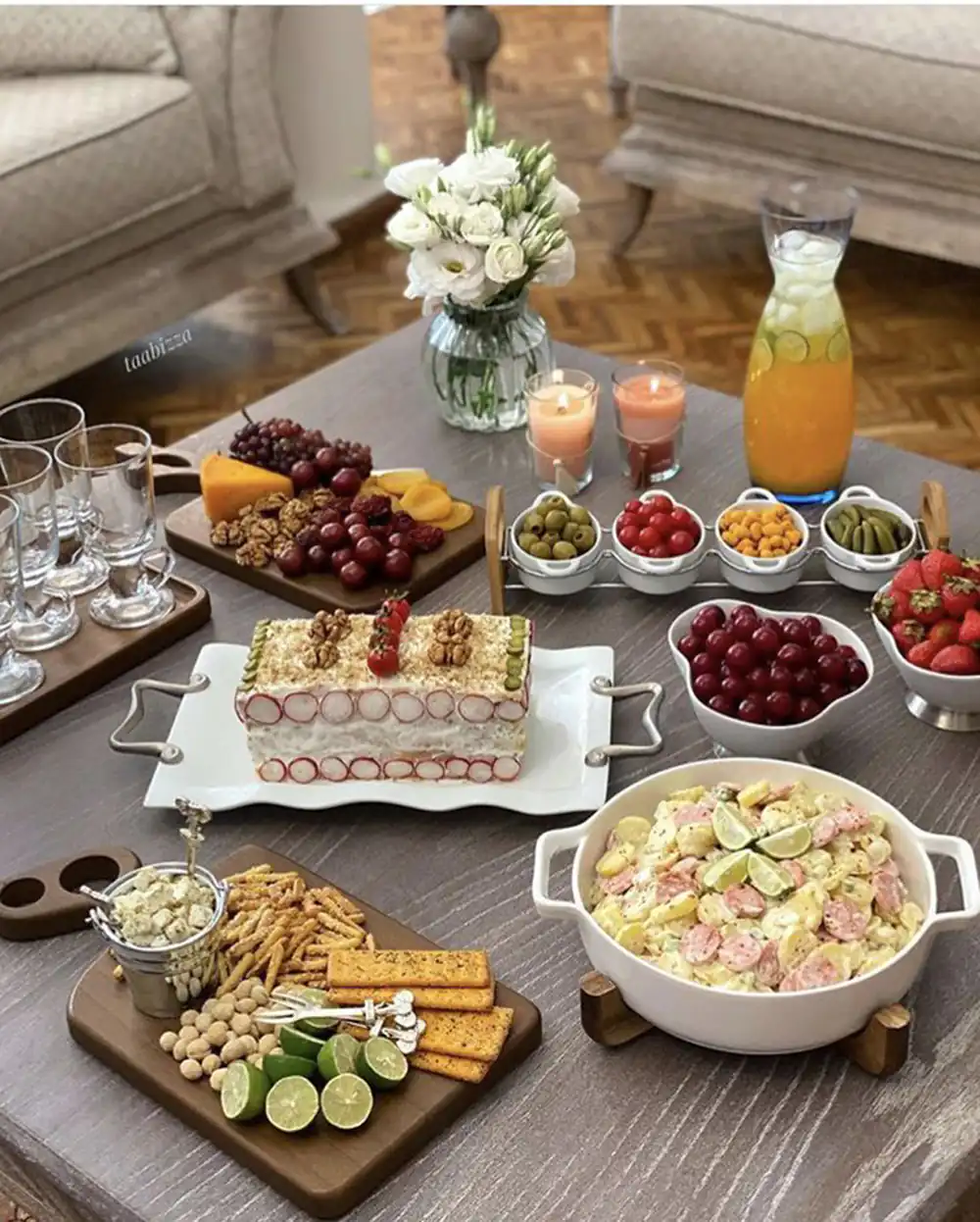 تزیین غذا و سفره آرایی