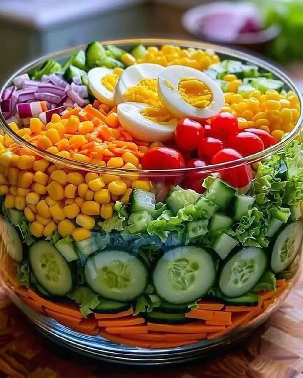 تزیین سالاد برای مهمانی ساده