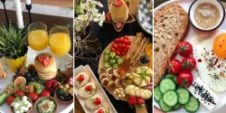 تزیین صبحانه سلامت شیک با دیزاین ساده و زیبا برای افراد خوش سلیقه