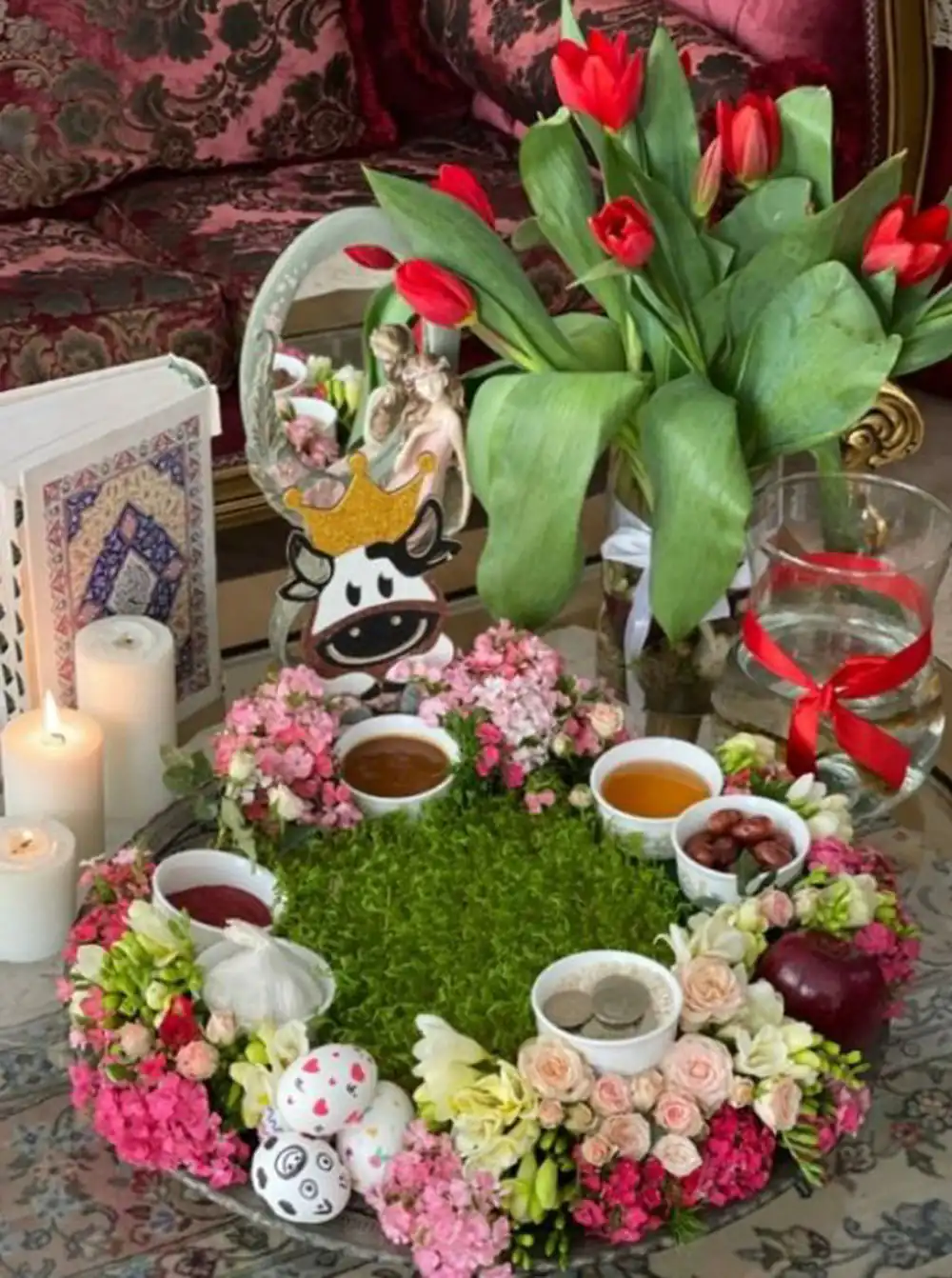 هفت سین عیدی عروس