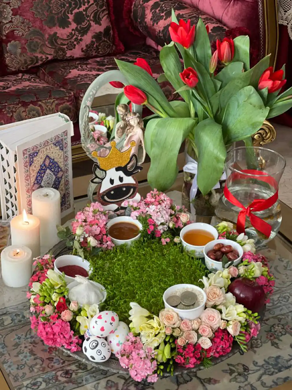 هفت سین عیدی عروس