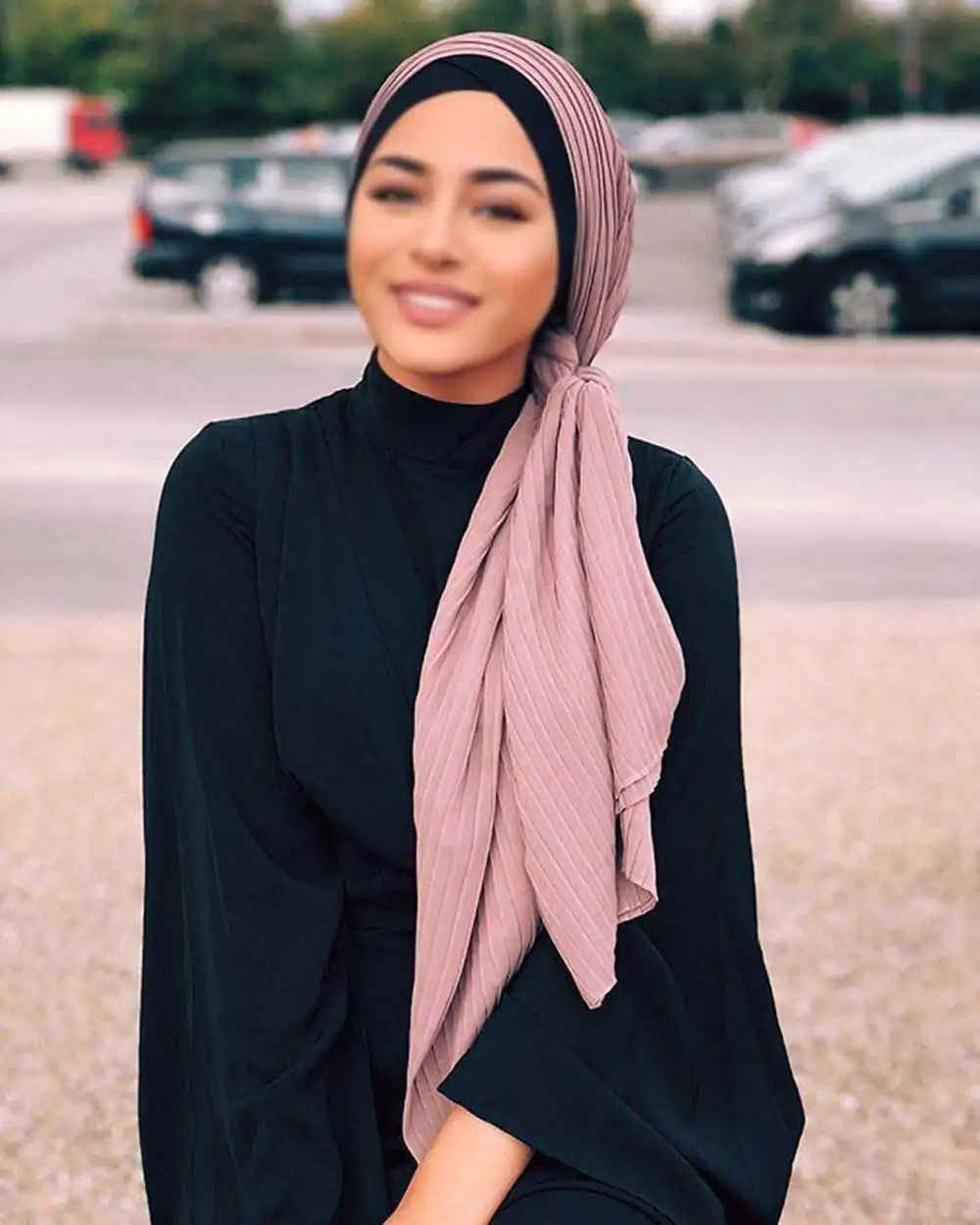 مدل شال بستن با حجاب