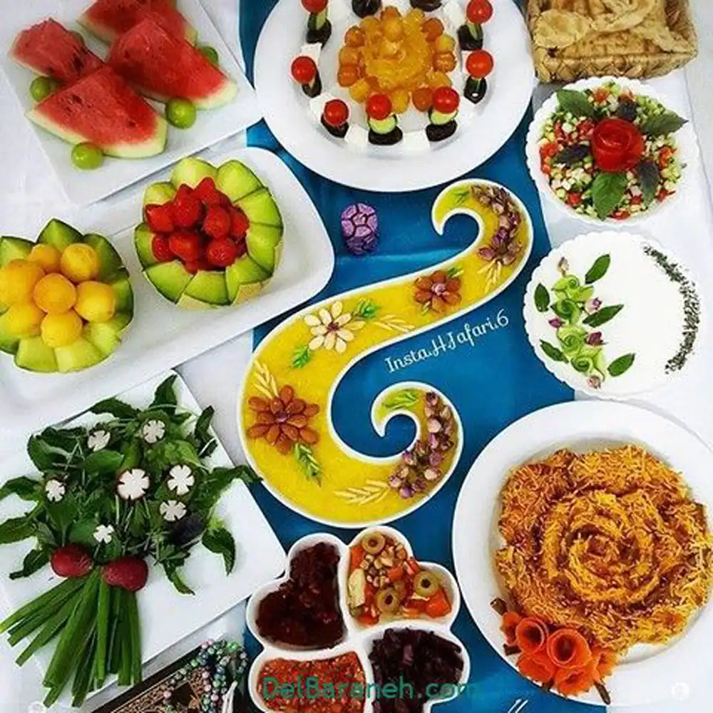 سفره افطاری لاکچری
