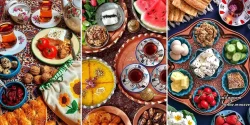 سفره افطاری مهمانی شیک و ساده برای مراسم های ماه رمضان امسال