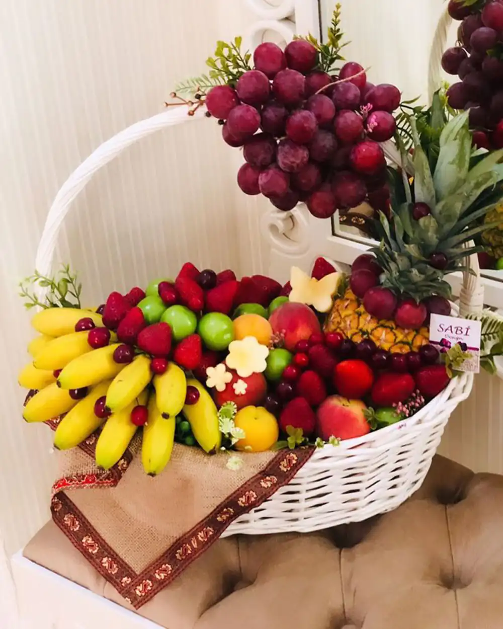 تزیین میوه عروس ساده