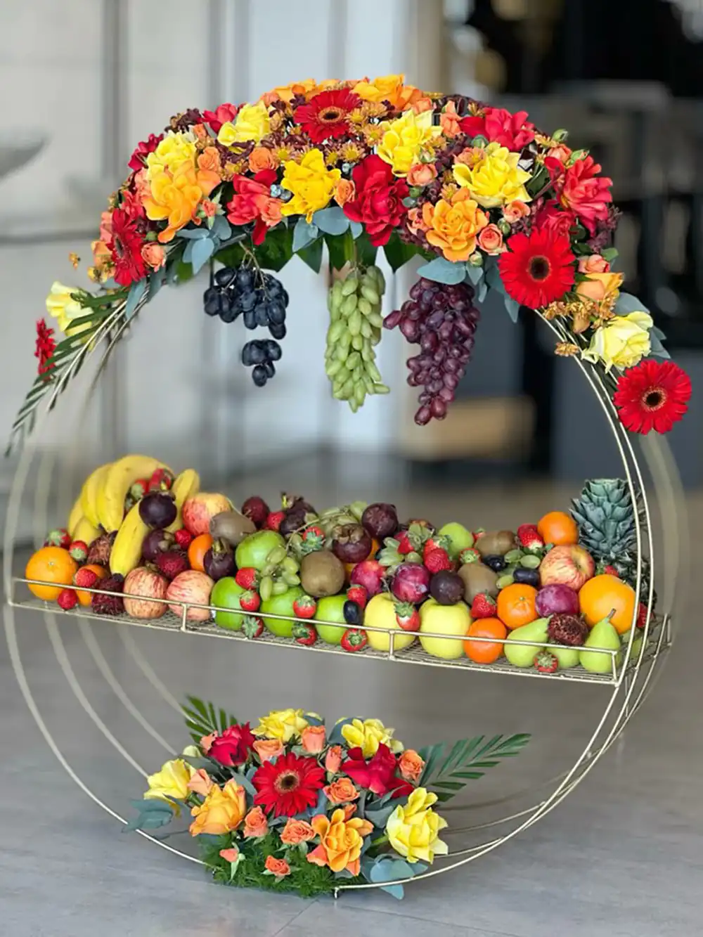 تزیین میوه عروس ساده