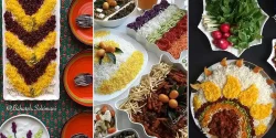 تزیین پلو با زعفران شیک و مجلسی برای مراسم ها و مهمانی های ویژه