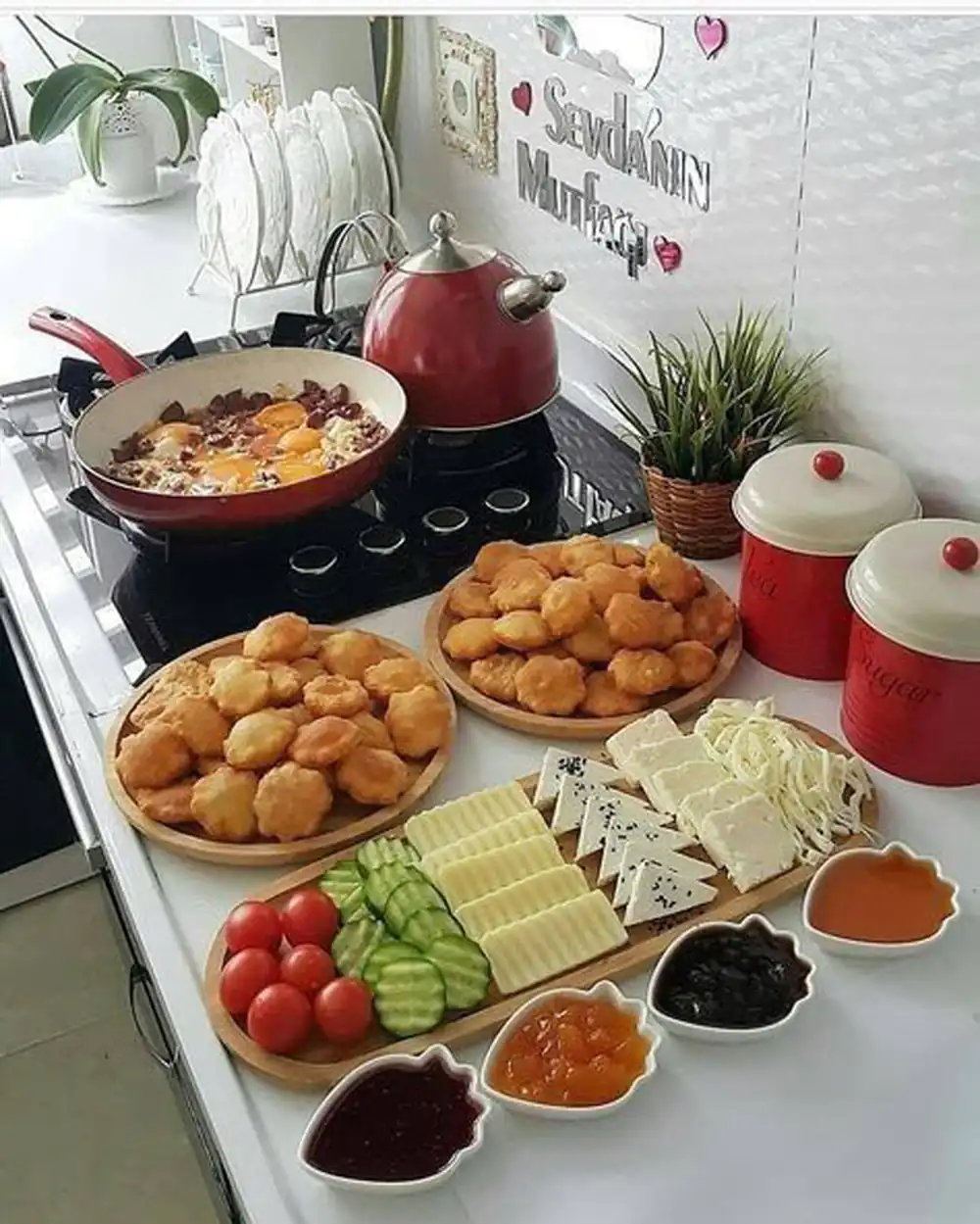 تزیین صبحانه سلامت شیک