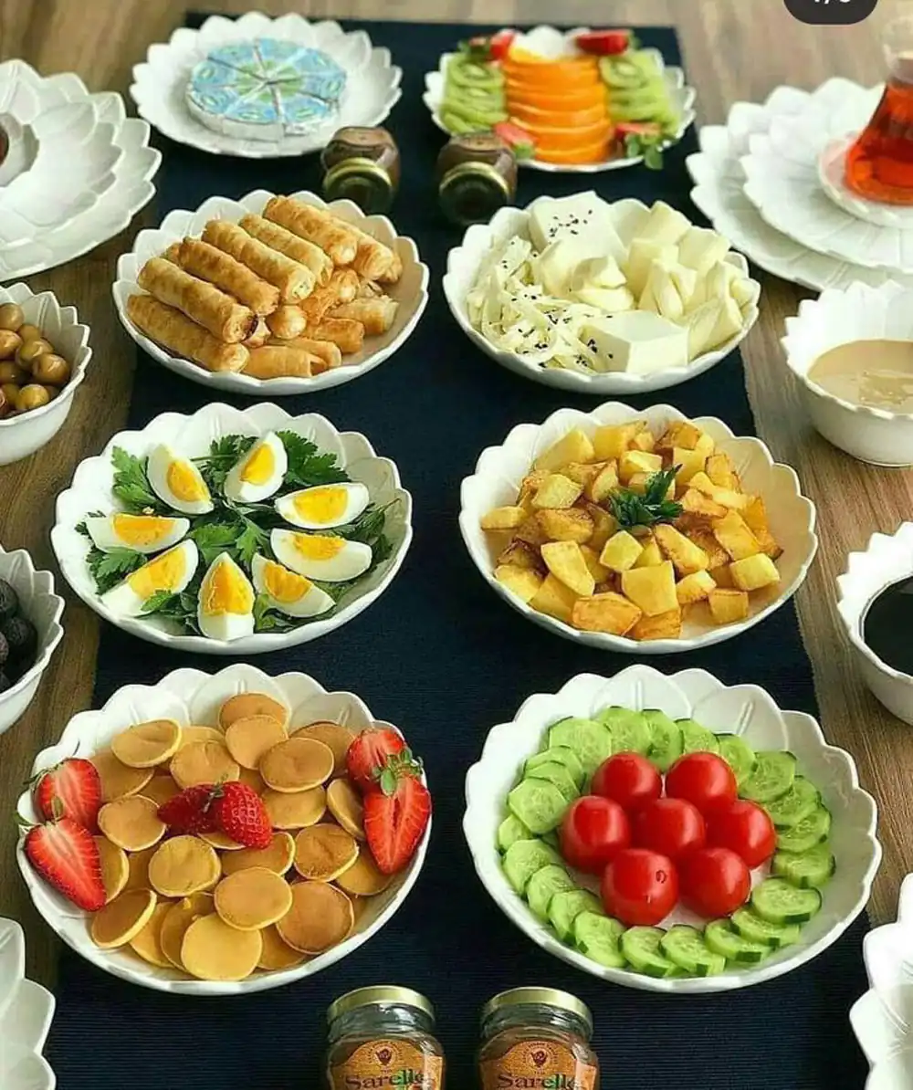 تزیین صبحانه سلامت شیک