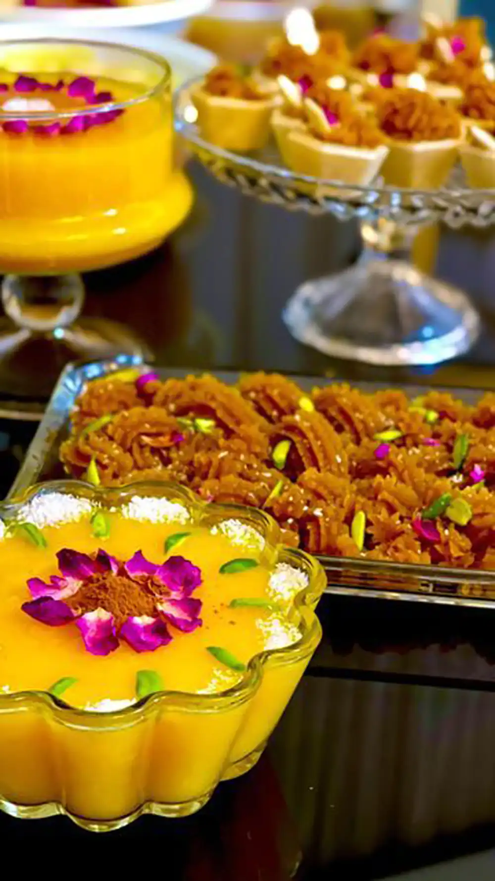 تزیین سفره افطاری ساده