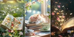 عکس پروفایل با کتاب دخترانه با ایده های جذاب و شیک پینترستی برای بانوان
