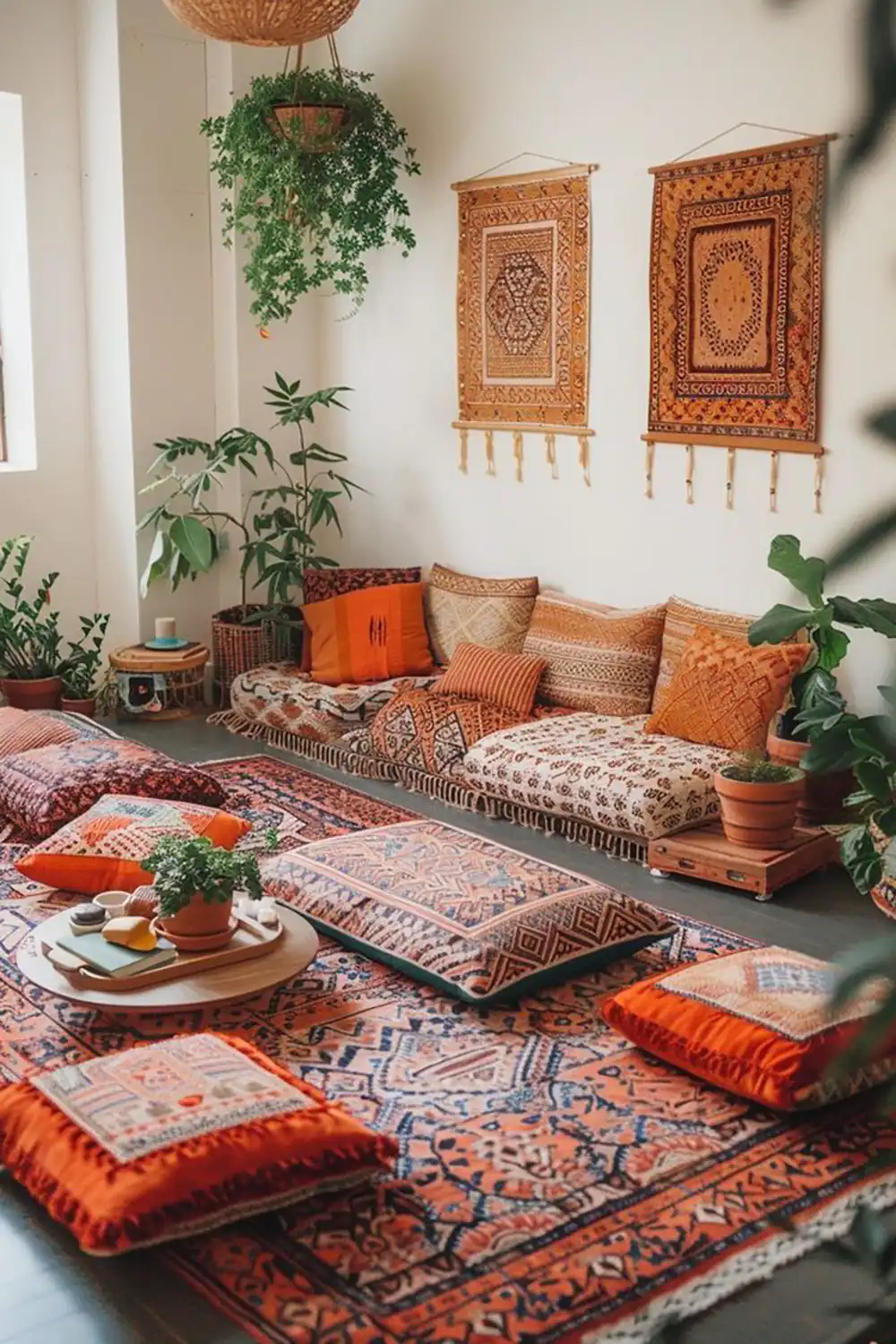 چیدمان خانه سنتی با پشتی