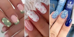 مدل ناخن شکوفه بهاری شیک و مینیمال برای بهار امسال از جدیدترین ژورنال ها