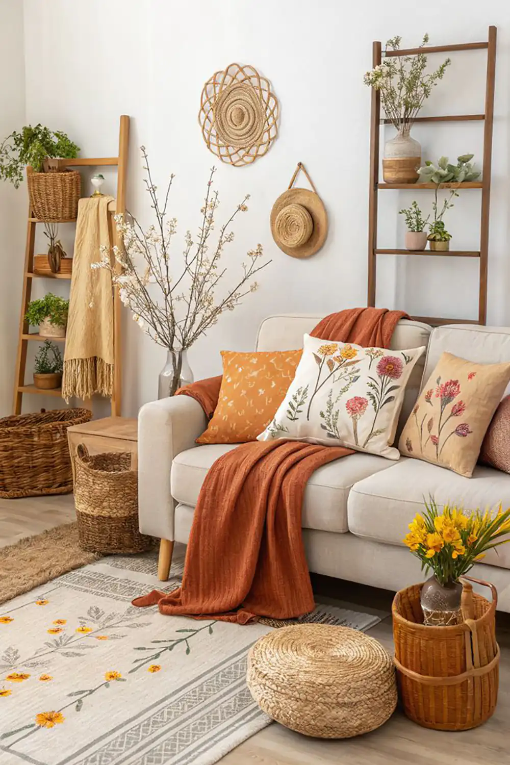 دکور شیک برای گوشه پذیرایی
