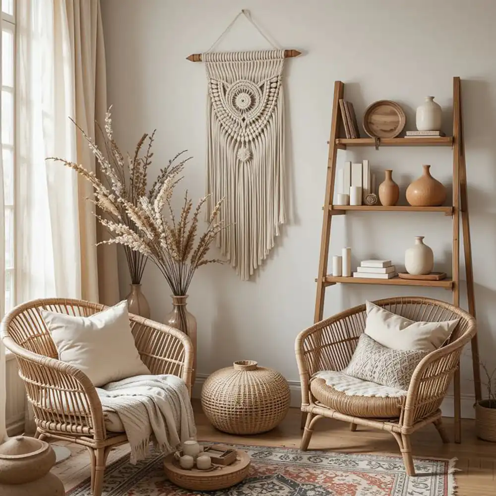 دکور شیک برای گوشه پذیرایی