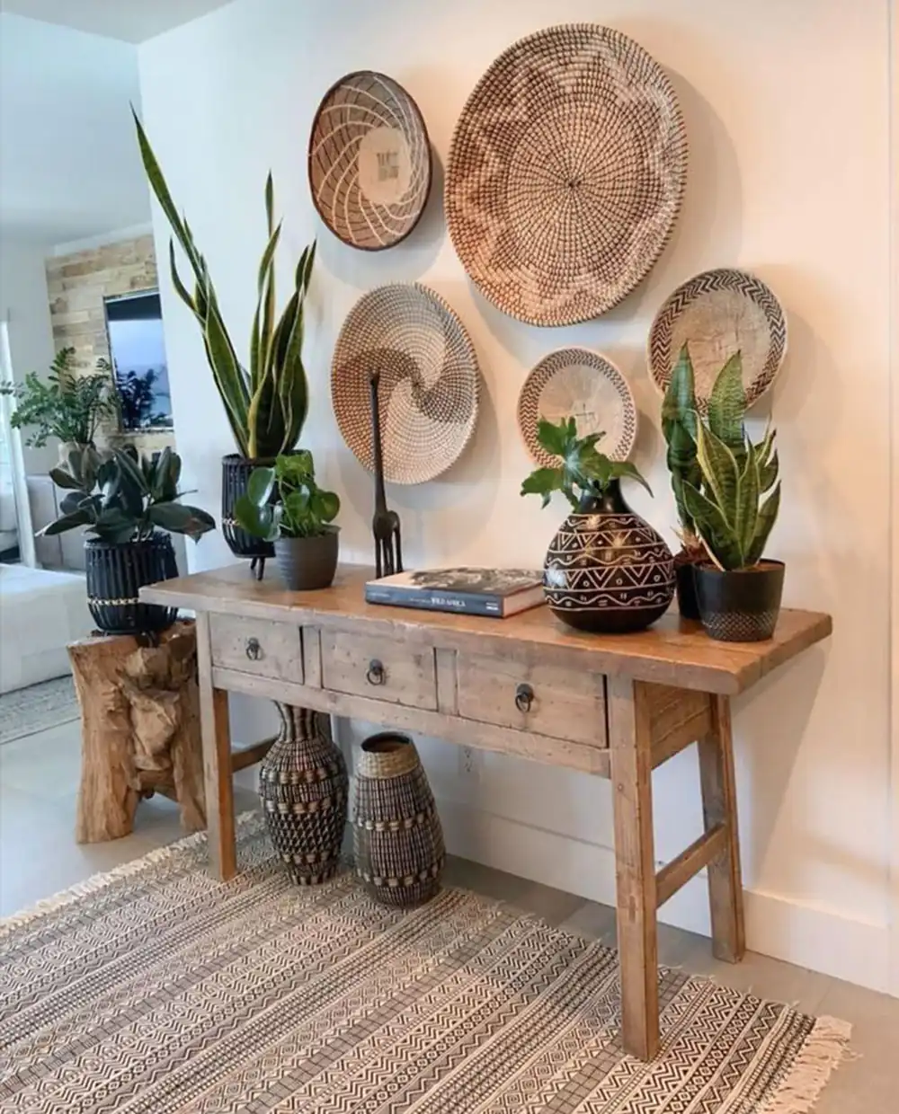 مدل دیوارکوب حصیری
