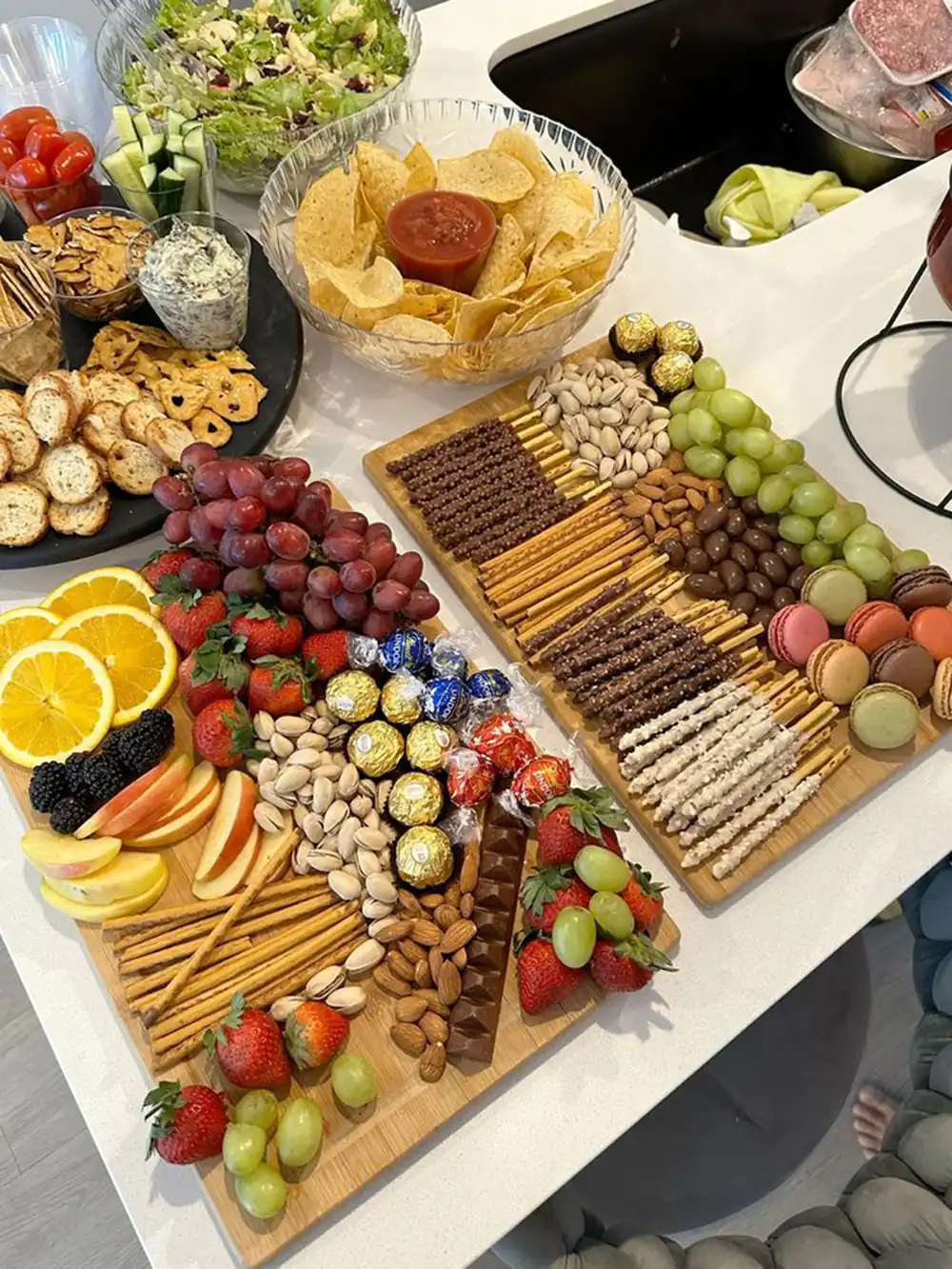 تزیین فینگر فود برای تولد