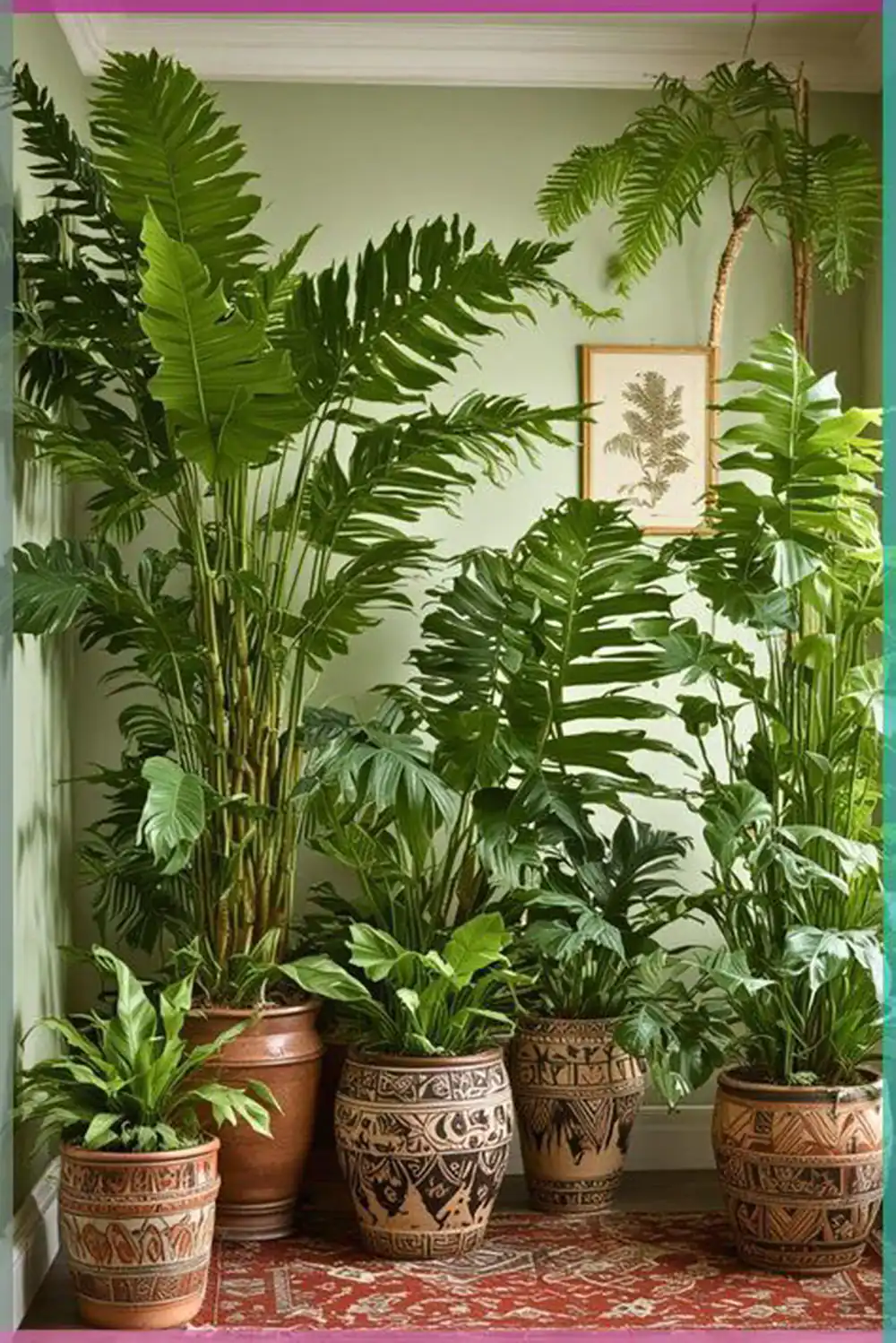 تزیینات زیبای منزل با گلدان