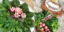 ایدههای شیک و مجلسی برای سرو سبزی خوردن در مهمانیها