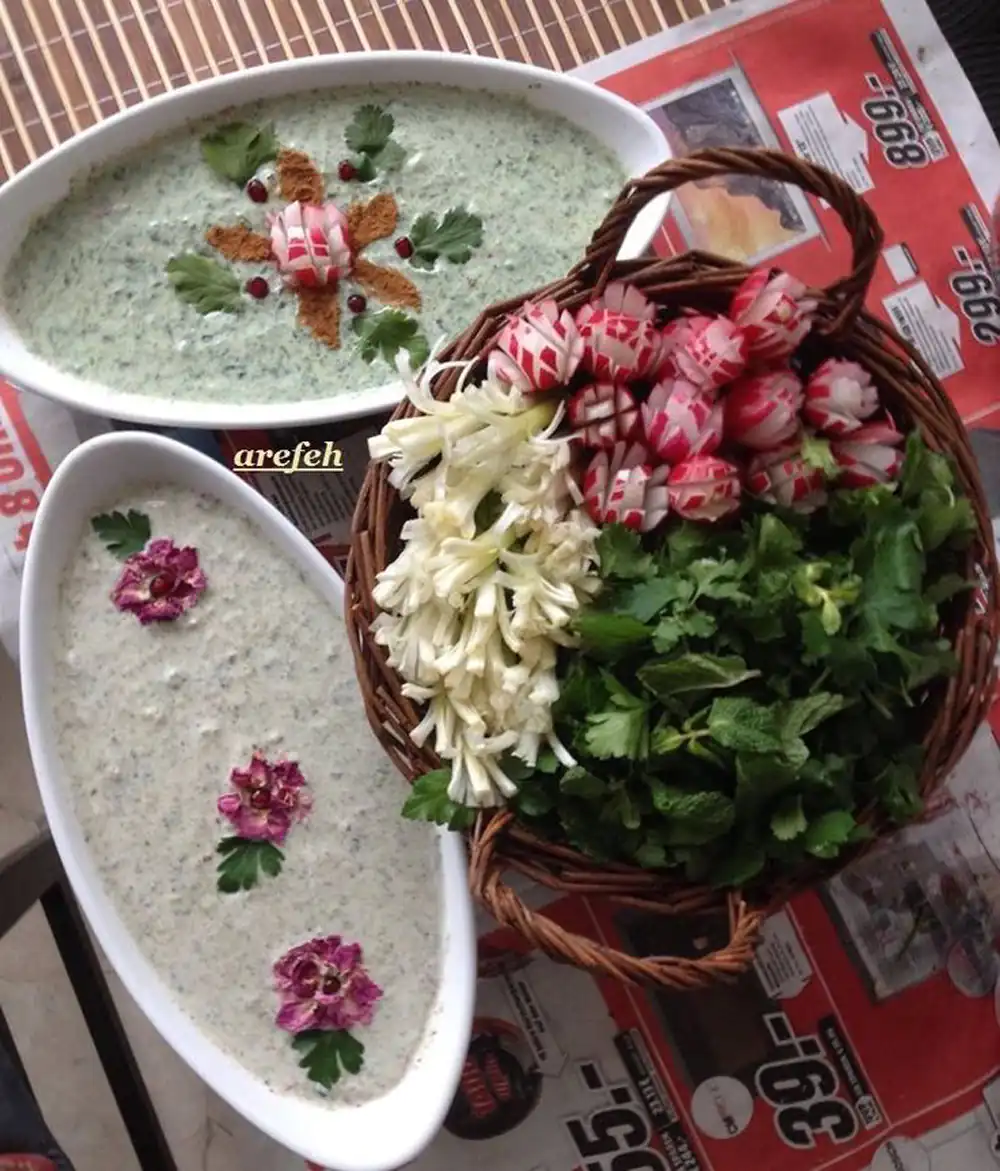 سرو سبزی خوردن مجلسی