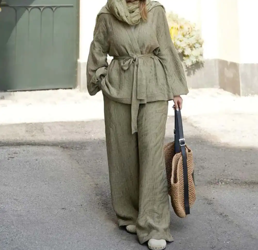 ست کردن مانتو تابستانی