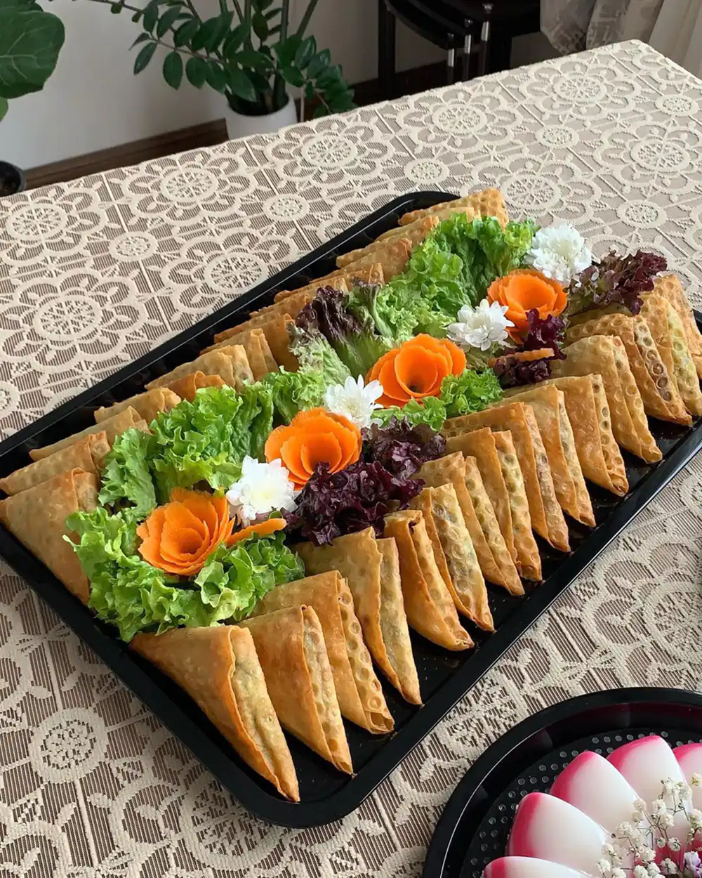 تزیین غذا ساده و شیک
