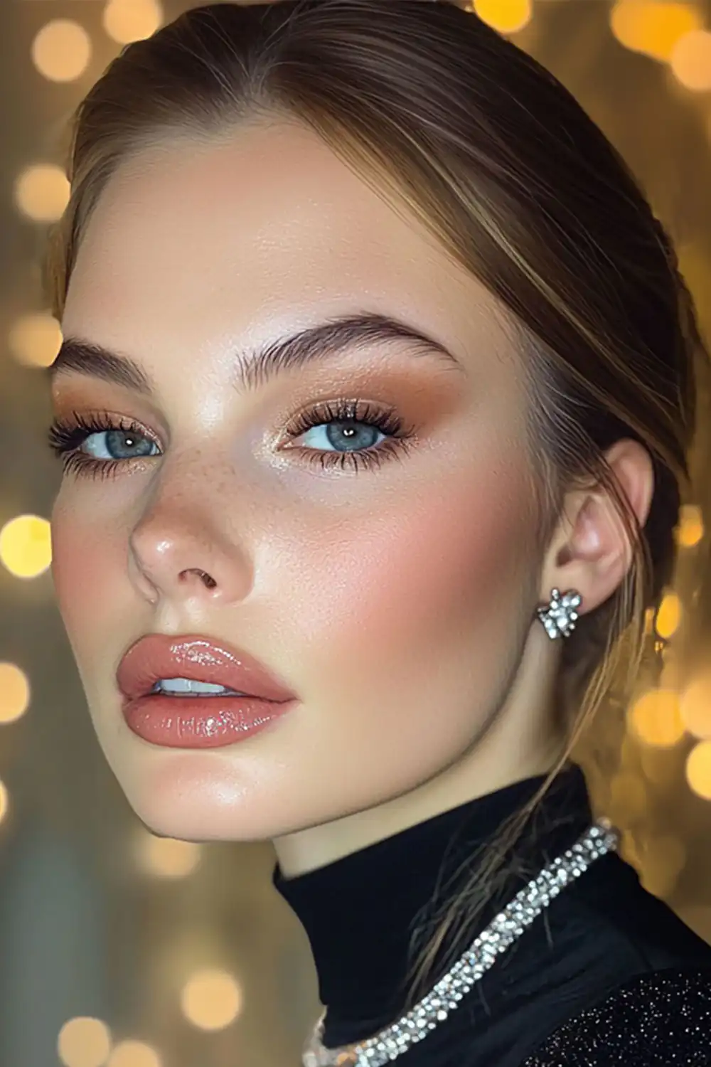 مدل ارایش دخترانه ساده و شیک برای عروسی