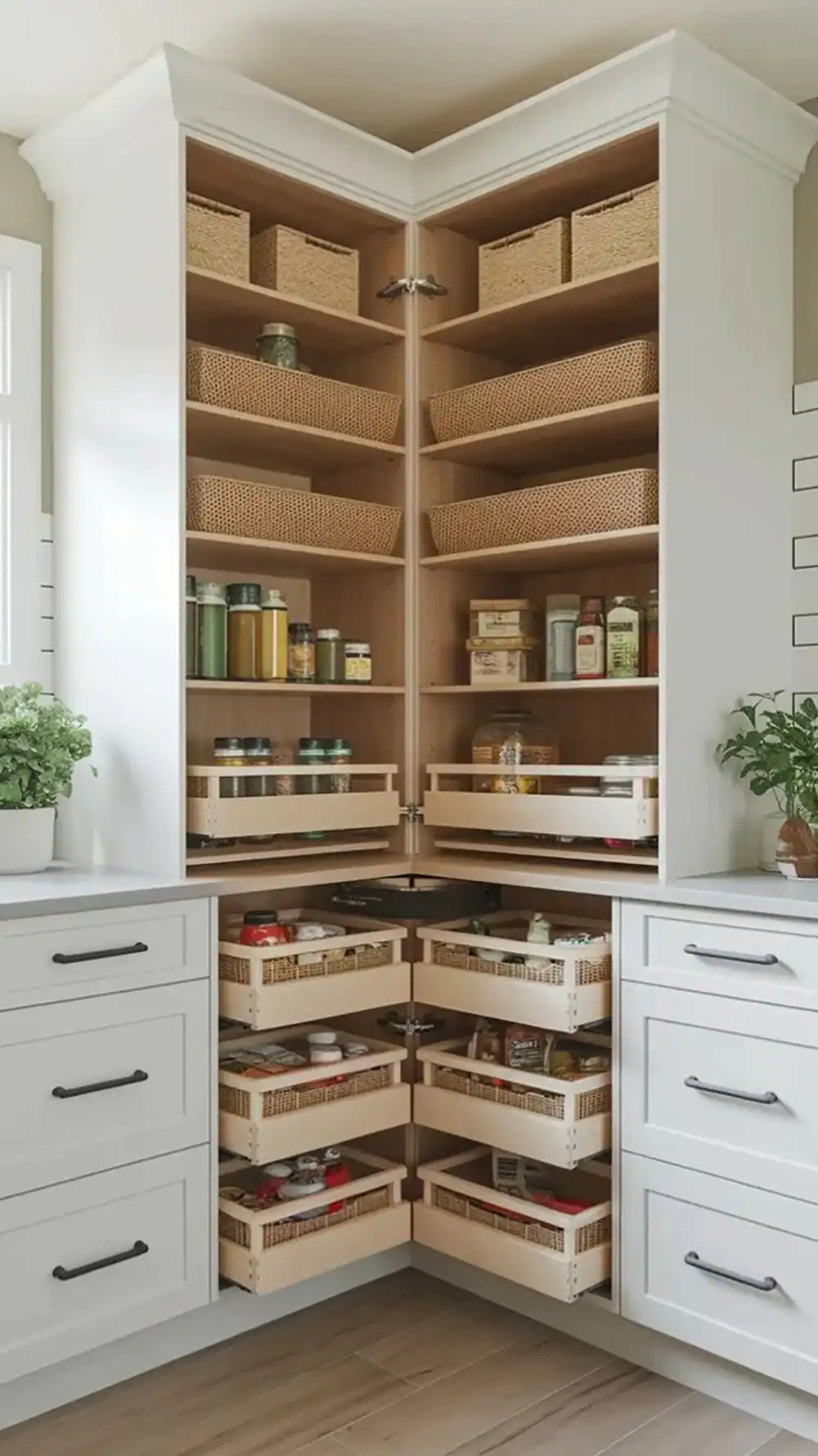 چیدمان کابینت آشپزخانه شیک