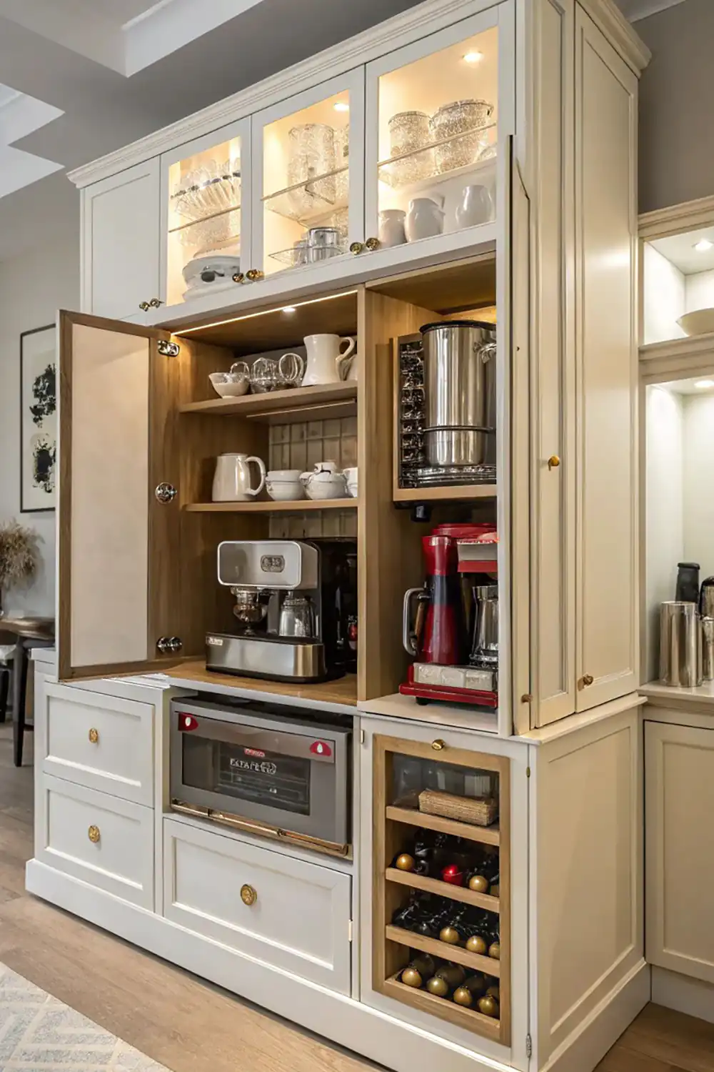 چیدمان کابینت آشپزخانه شیک