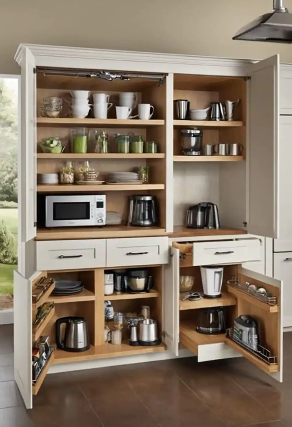 چیدمان کابینت آشپزخانه شیک