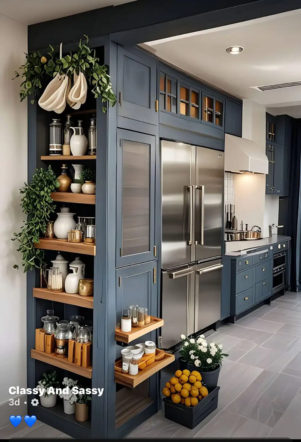 چیدمان کابینت آشپزخانه شیک