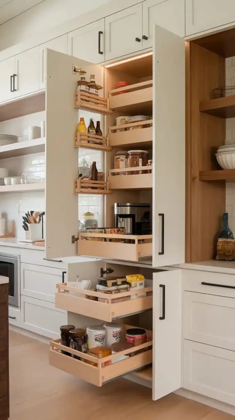 چیدمان کابینت آشپزخانه شیک