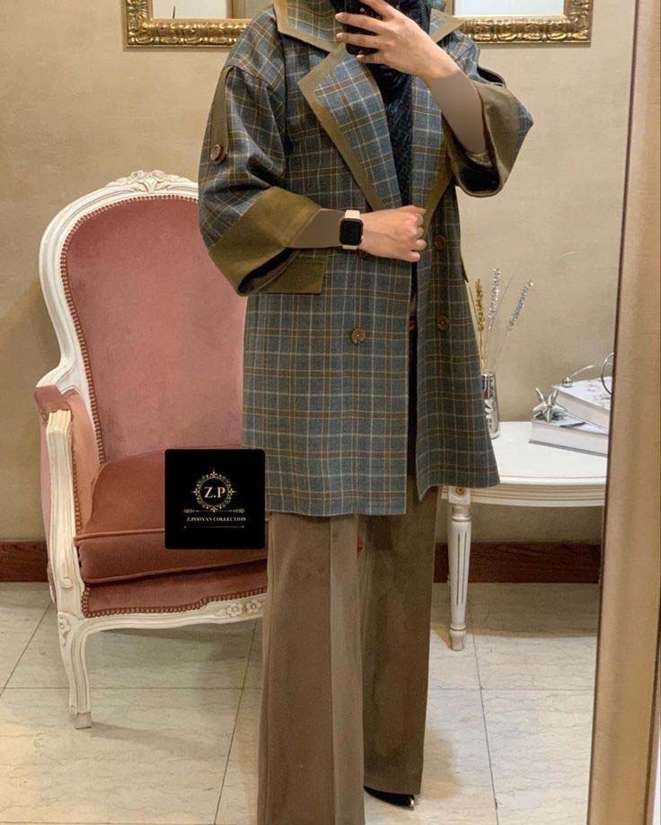 مدل مانتو و شلوار پاییزی