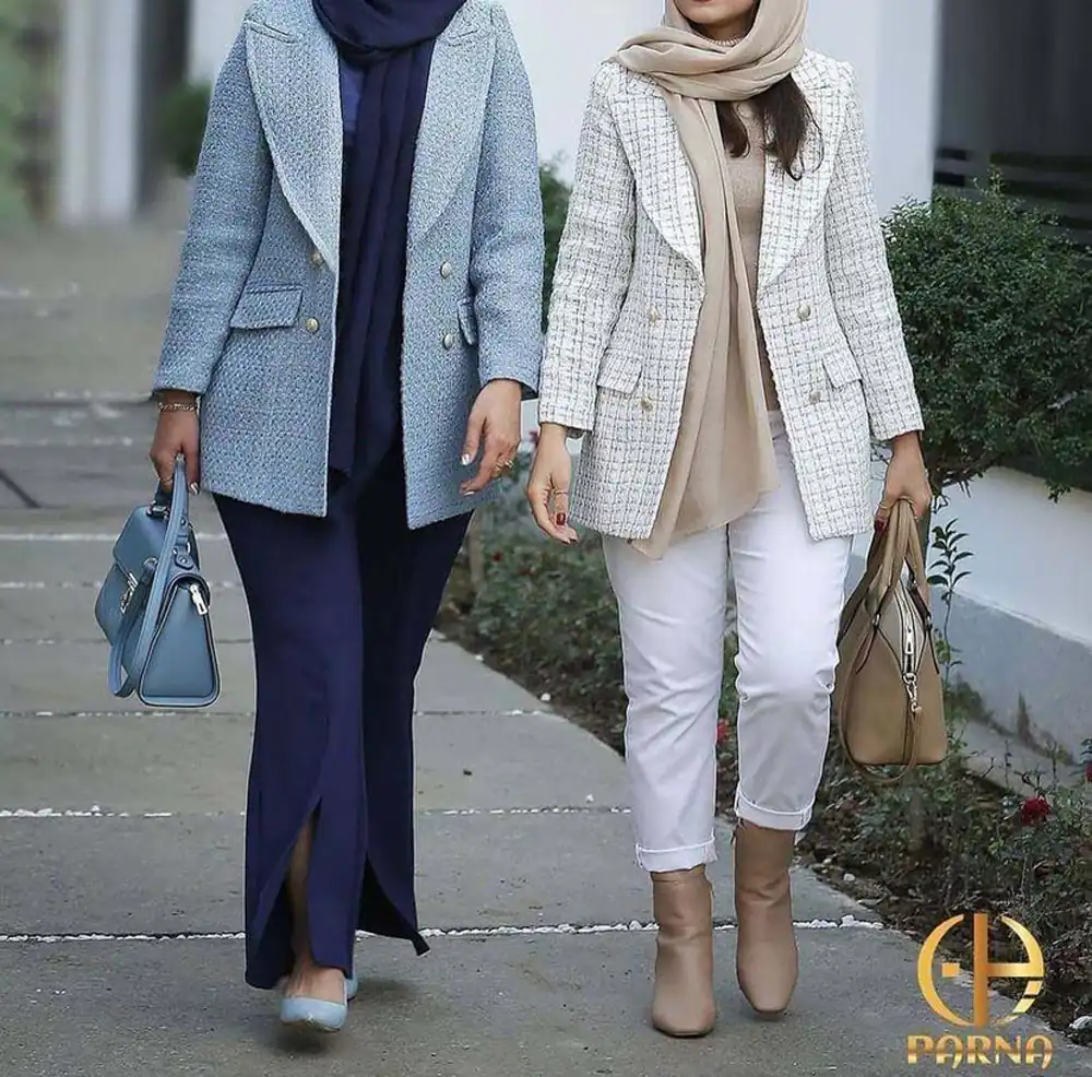 مدل مانتو و شلوار پاییزی
