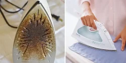 تمیز کردن کف اتو سوخته، چگونه سوختگی کف اتو را تمیز کنیم ؟