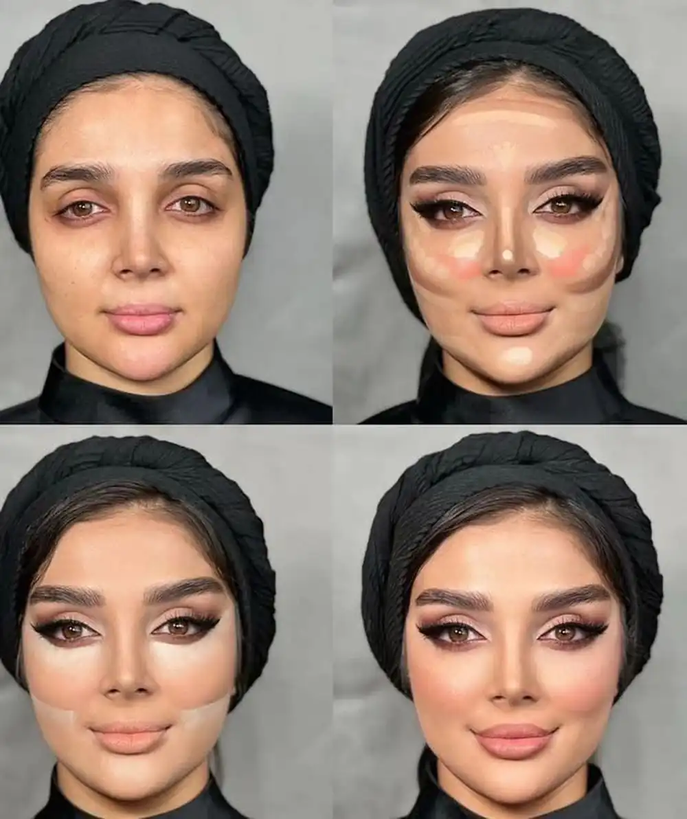 ترفند آرایش صورت