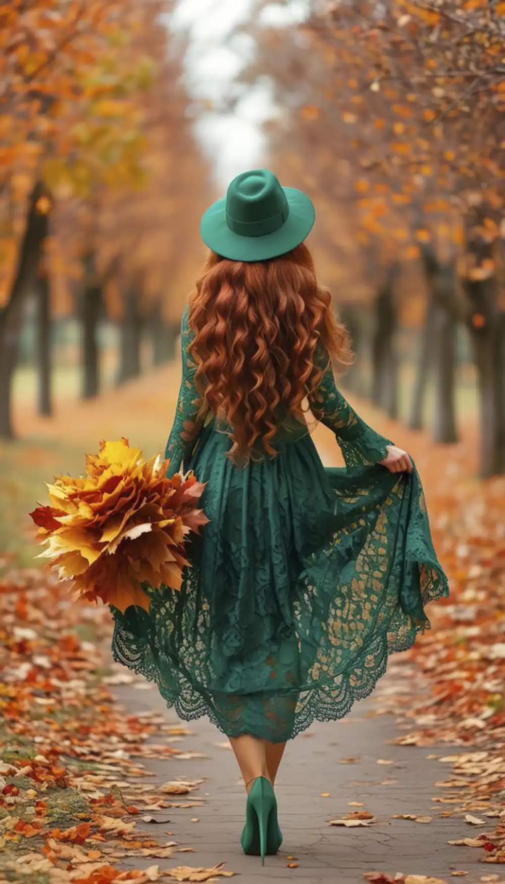 عکس پاییزی دخترانه برای پروفایل