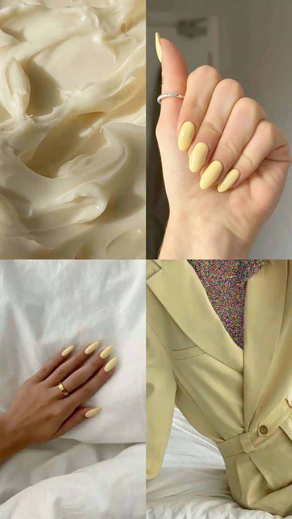 مدل ناخن زرد کره ای