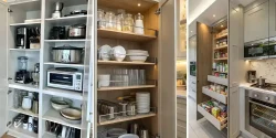 چیدمان کابینت آشپزخانه با نکات طلایی برای نظمدهی و زیبایی