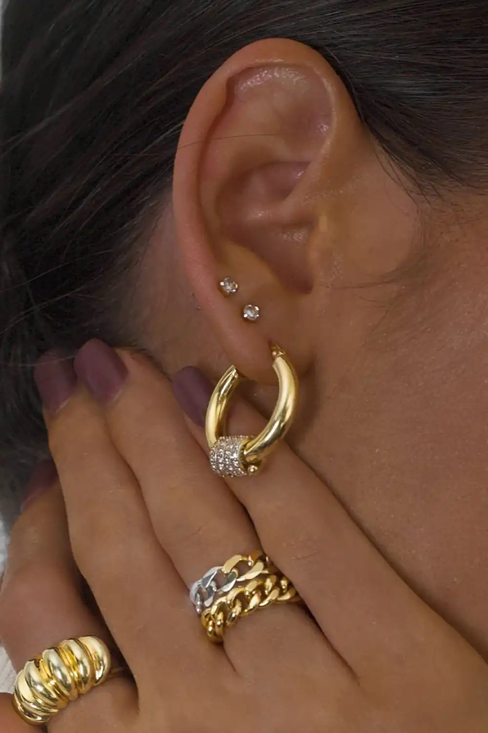 گوشواره طلا مدرن