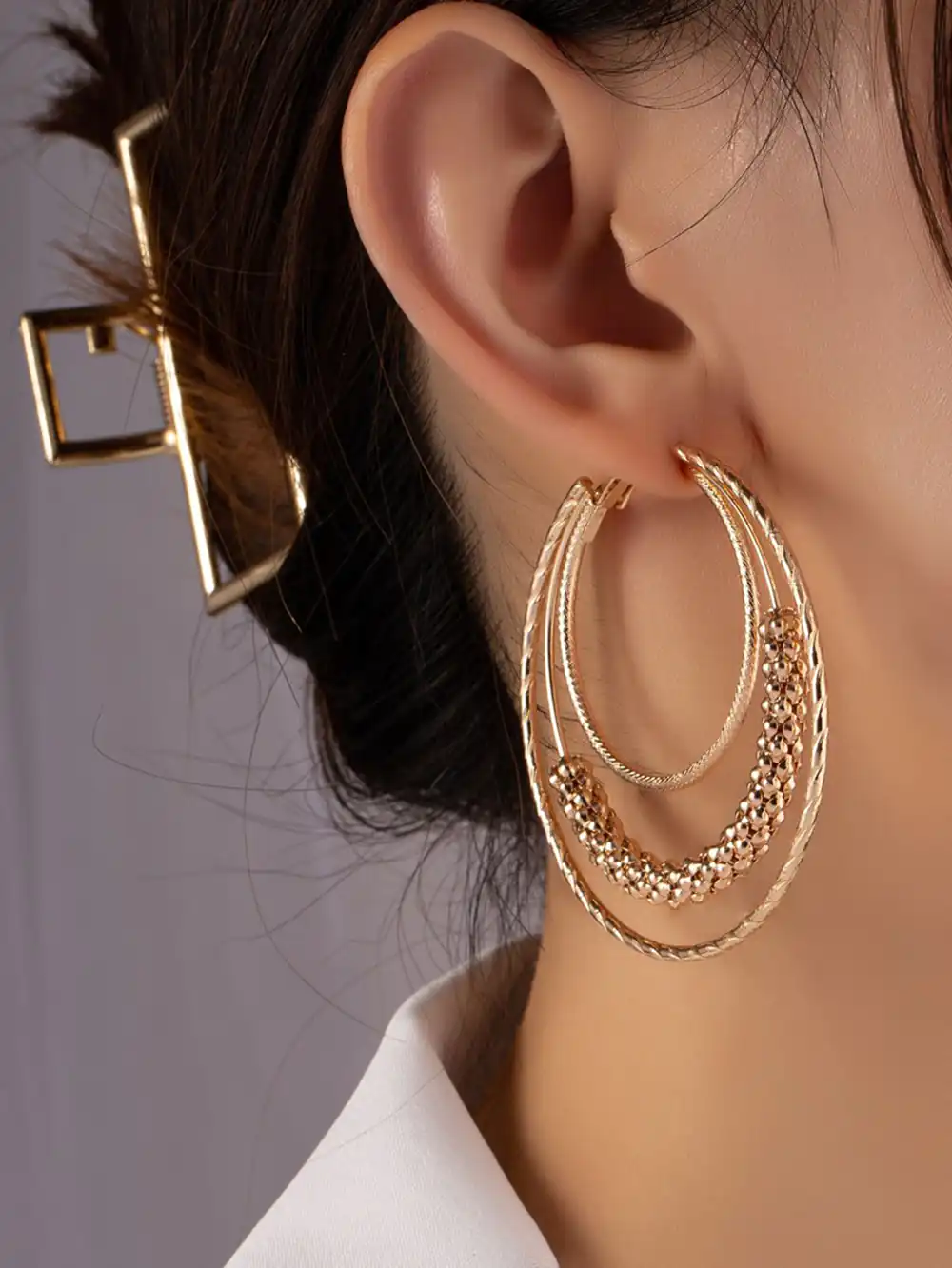 گوشواره طلا مدرن زنانه