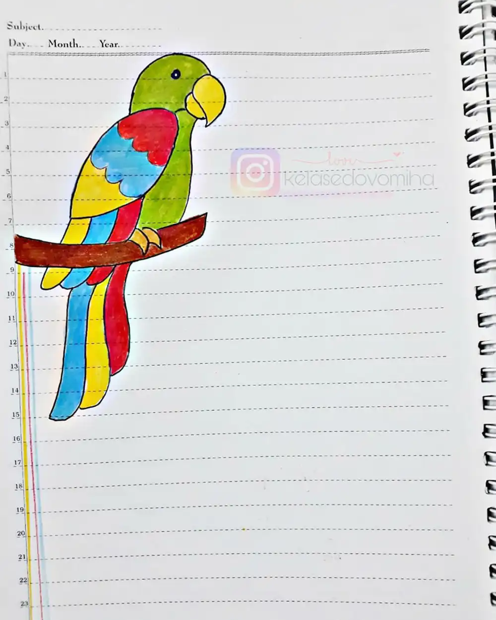 دفتر مشق زیبا