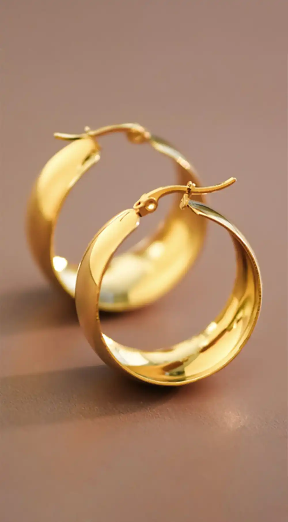 گوشواره حلقه ای طلا