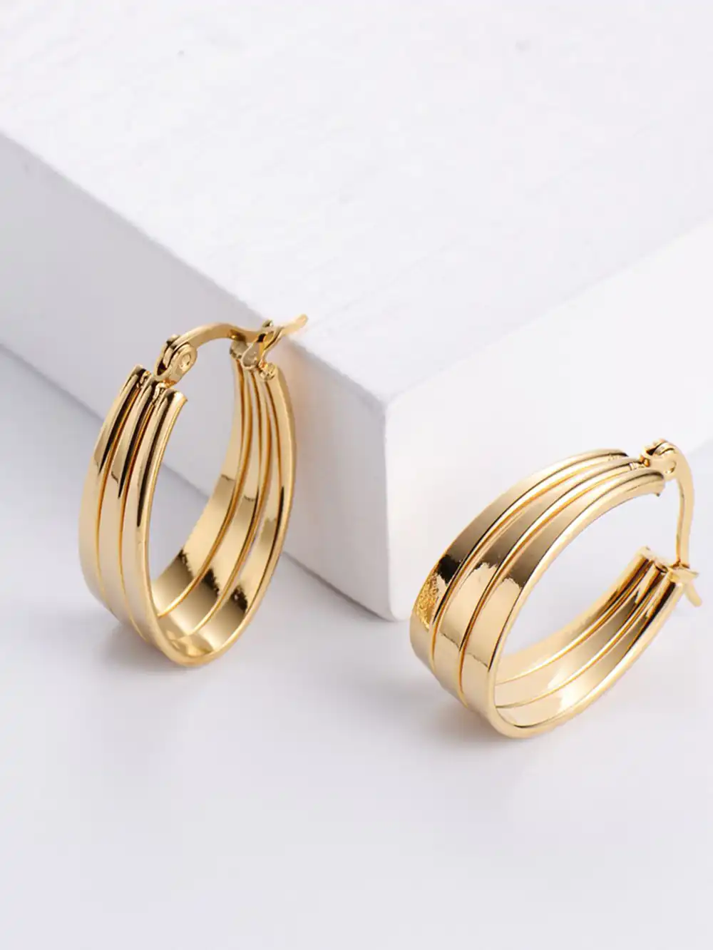 گوشواره حلقه ای طلا