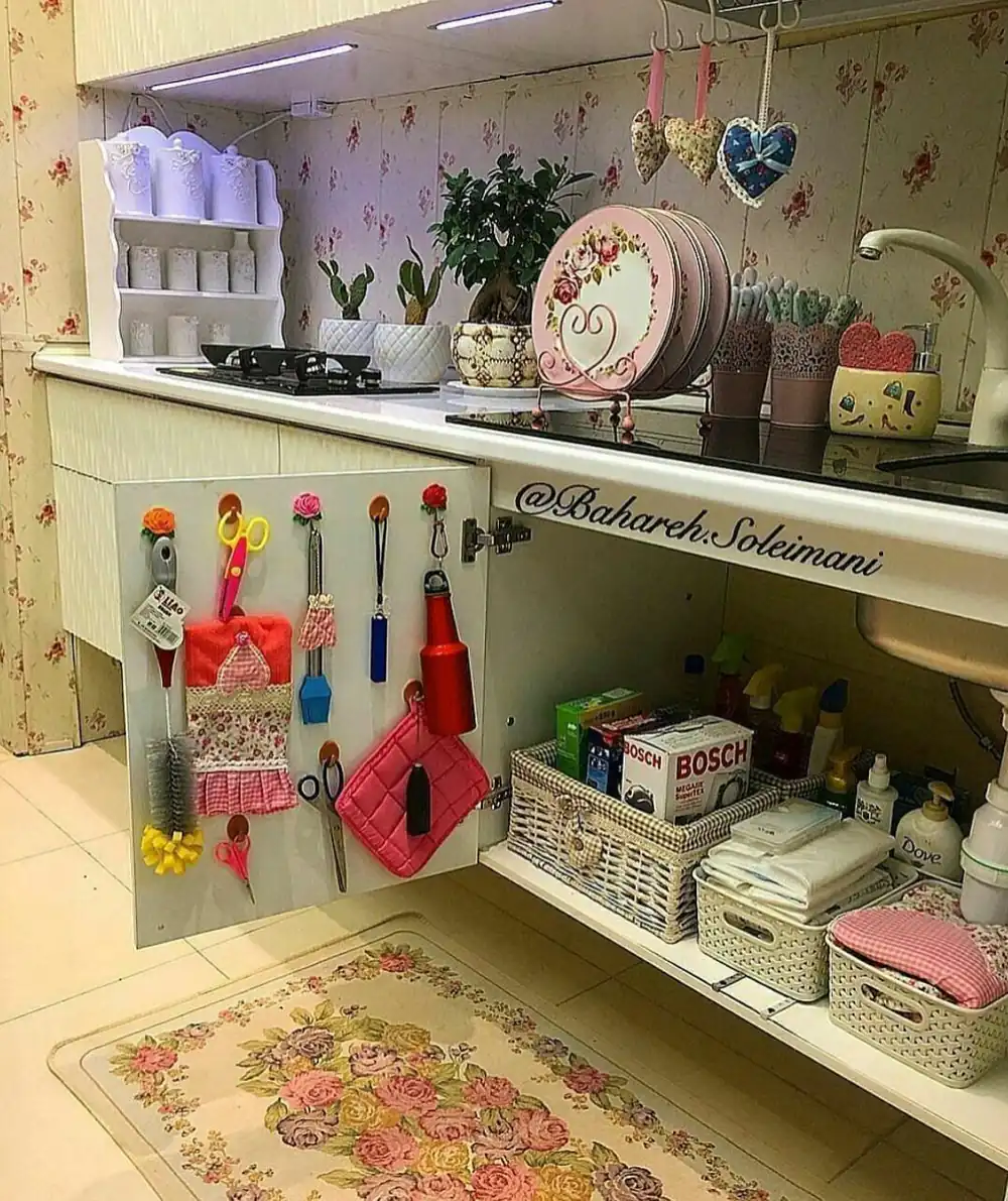 نظم دهی کابینت آشپزخانه