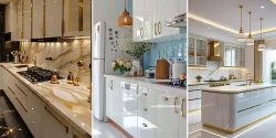 کابینت آشپزخانه سفید انتخابی شیک و مدرن برای هر خانه