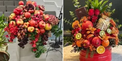 چیدمان میوه یلدا با ایدههای جذاب و چشمنواز برای سفره شب یلدا