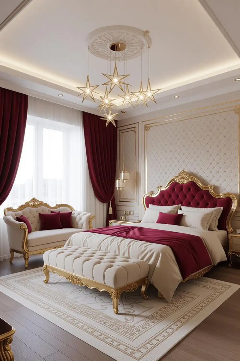 فرش شیک جلو تخت