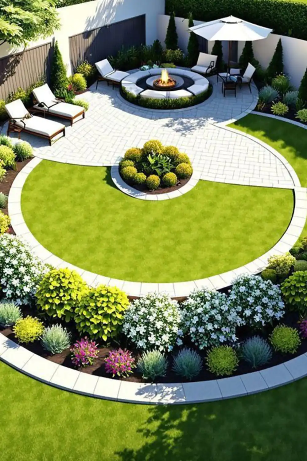 محوطه سازی حیاط ویلا